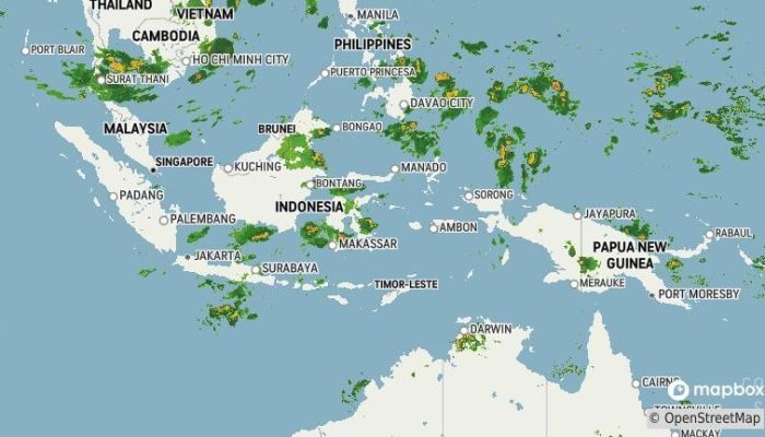 BMKG: Surabaya Berpotensi Diguyur Hujan Petir Hari Ini