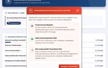 Transisi Kurikulum OBE dan Penyesuaian Sistem E-Learning Unitomo